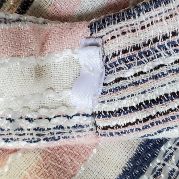 W by Worth Classic Timeless Woven Striped A-Line Career Professional Dress 4 - Picture 11 of 14